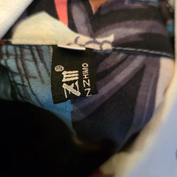 HOST PICK! 🎉Qing Pinz GORGEOUS embroidered ruffle colorful art top szM - Picture 9 of 10